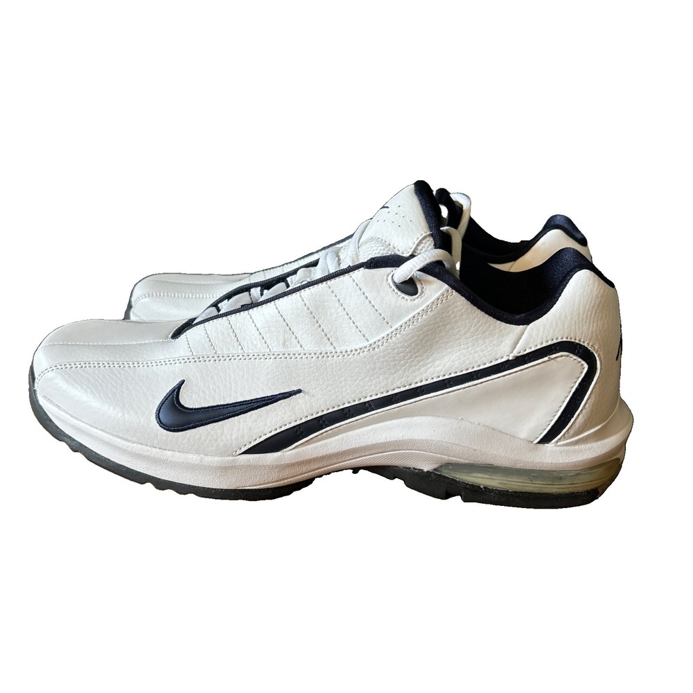 Nike Air Max Shoes Men's Size 10.5 White Golf Sneaker Low Top 310790-141